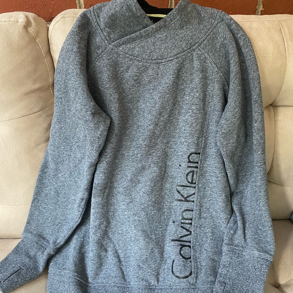 Calvin Klein Performance fleece high neck hoodie